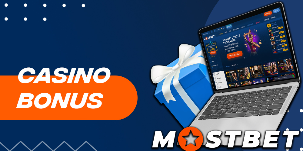 An incredible welcome bonus is given by Casino Mostbet to newcomers after registration