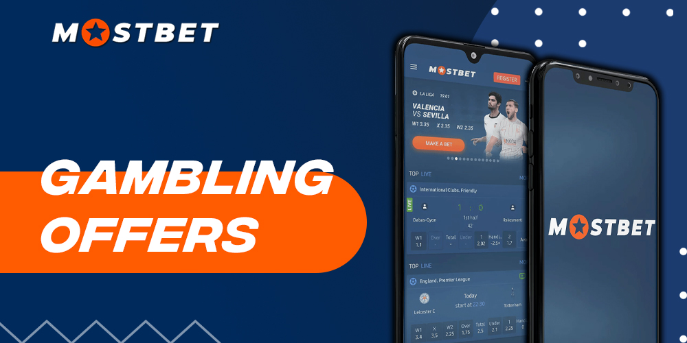 As soon as you register, you will get impressive gambling opportunities on the main page of the Mostbet website